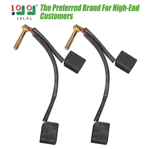 Battle Tested Adc Motor Brush Kit Keeps Your Golf Cart Rolling Smooth And Delivering Raw Torque For Ezgo Txt And Club Car Electric Cruisers From Nineteen Ninety Seven Through Two Thousand Nine, features two black carbon brushes with wires and connectors.
