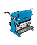 Straight Up Heavy Hitter 12 Inch Manual Sheet Metal Brake 3 In 1 Shear Roll Bender with durable cast iron frame and levers.