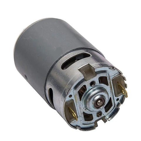Two Pack Universal RS550 12V Electric Motor With 40000 RPM High Speed Drive For RC Cars And Ride On Toys Includes S Gear And B Gear Spares