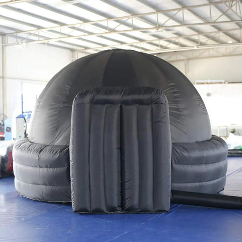 Mobile Inflatable Planetarium Dome For School Projection Tent With Air Blower And PVC Floor Mat Black 9.84ft Dome