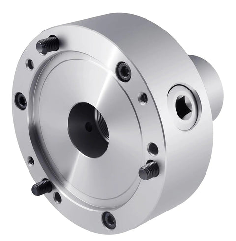 5C Collet Chuck 5 Inch Plain Back For Lathe Machine With Recessed Back Plate Ready To Install Via Adapter Heavy Duty 0.0006 TIR