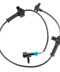 Rear Abs Wheel Speed Sensor Pair Fits 07 To 13 Chevy Silverado 1500 2500 3500 And Gmc Sierra, including dual connectors and wiring.