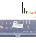 Upgrade Your Argon TIG Welding Game With This Premium WP 17 18 26 Torch Accessories Kit in a clear case featuring nozzles and clamps.