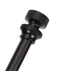 Close-up of portable adjustable light pole from Collapsible Lantern Stand For Camping And Backyard, metal design detail.