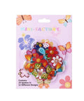 Packaging of Colorful Clip On Flower And Butterfly Spoke Decorations For Kids Bicycles Universal Fit Easy Snap On Spoke Accessories