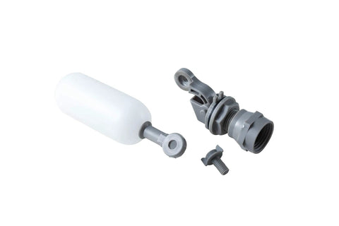 2 Pack One Half Inch NPT Mini Float Ball Valve Kit For Auto Water Tank Durable ABS Top Up Valve For Ponds Chickens Livestock Troughs Aquariums Hydroponics And Aquaculture, gray ABS valve and float