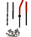 131 Piece Helicoil Thread Repair Kit With HSS Drill Bit And Thread Insert Tool For M5 M6 M8 M10 M12 Threads displayed.