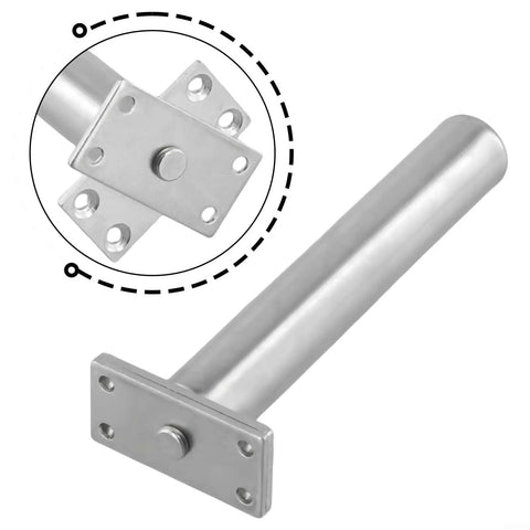 Concealed Tubular Door Closer With Automatic Soft Close Quiet Durable Spring For Doors Up To 50Kg Hidden Hinge Silver Finish
