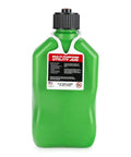 Rock Solid Heavy Duty 5.5 Gallon Square Storage Jugs Green Three Pack With Battery Powered Pump, multi-purpose utility jug.