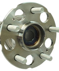Front view of Rear Wheel Bearing And Hub Assembly Set For Honda CR V AWD 2012 Through 2016 And Acura RDX AWD 2013 Through 2015 Two Piece Kit