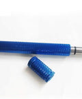 Golf Groove Sharpener Pro Grade For Wedges And Irons Portable Club Groove Cleaner And Grinder shown in blue metal finish