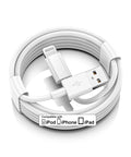 Coiled Lightning CarPlay Cable For iPhone Fast Charge And Data Transfer USB A To Lightning Cord 3Ft Tangle Free Car Charger White