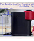 Water Tank Cap Replacement For Vertuo Next Coffee Machine, Dustproof Cover Lid, Easy Install shown on coffee maker