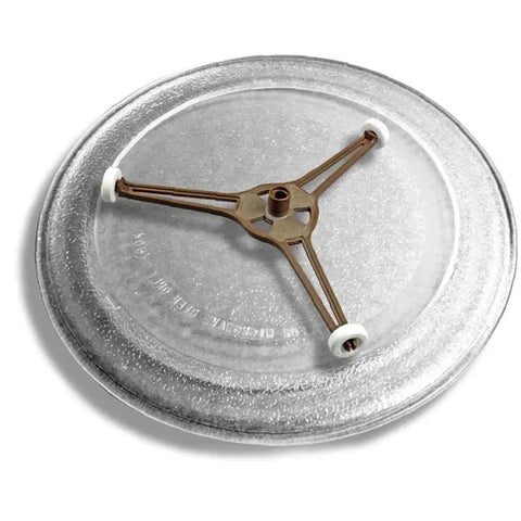 Microwave Turntable Support Frame With Durable Roller Guide Ring And Triple Bearing Wheels For Smooth Spinning Glass Dishes No Hassle Kitchen Replacement Part