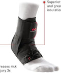 Ultralight Ankle Brace for Sprains With Figure 8 Support Lace Up Ankle Brace That Fits Over Socks Breathable and Comfortable Protection