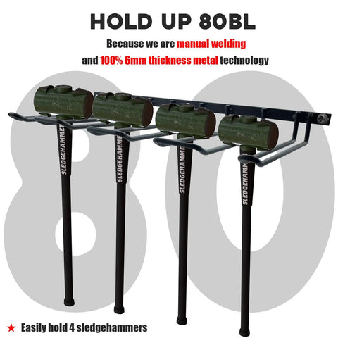 Power Tool Organizer Wall Mount And Drill Holder For Dewalt Cordless Tools, heavy duty 6mm welded metal shelf with 4 slots.
