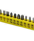 Get This Cool 10 Piece Screwdriver Bit Set With Hex Shank For All Your Power Tool Needs Plus Nut Drivers For Philips Slotted Torx And Square Bits To Fix Everything Around The House Like A Pro Today, yellow 10-piece steel bit holder set
