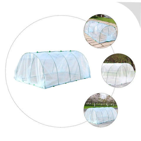 Flower Greenhouse Plant Cover With Bracket For Outdoor Garden Use Weatherproof Plastic Mini Greenhouse For Vegetables And Flowers Portable Shelter With Clear See Through Design Rainproof And Durable Garden Protector