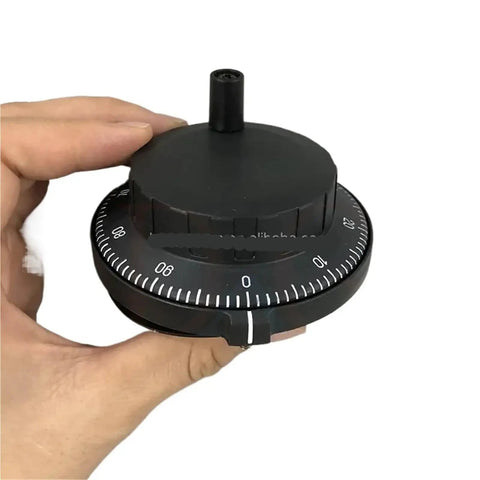 Top Notch Mpg Handwheel Pulse Generator A860-0203-T001 For Smooth CNC Control And Precision Manual Operation Is Totally Rad And Built To Rock, black handwheel