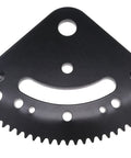 19 Tooth Steering Sector Pinion Gear Replacement For LA100 LA102 LA105 LA115 LA125 LA130 LA135 LA140 LA145 LA150 LA155 LA165 LA175 Lawn Tractors Beefed Up Steel With Anti Rust Coating Fits GX21924BLE GX20053 GX20054 GX21994 displayed front view