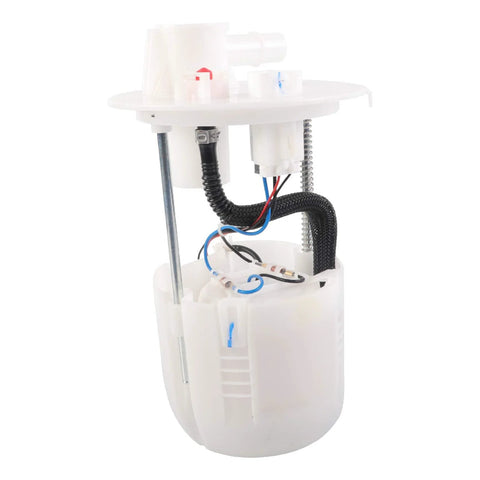 Electric Fuel Pump Module Assembly For 2005 Through 2019 Toyota Corolla 2005 Through 2013 Toyota Matrix And 2005 Through 2010 Pontiac Vibe 1.8L And 2.4L L4 Engines E8874M E3781M Compatible Drop In Ready, showing white fuel pump with visible wires and connectors.