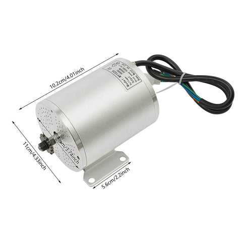 48V 2000W Brushless DC Motor Kit With 4300 RPM 33A Mosfet Controller for electric scooter and bike, iron construction