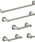 24 Inch Brilliance Stainless Steel Towel Rack Bar For Bathroom And Kitchen, Wall Mounted Space Saving Towel Holder With Corrosion Resistant Finish