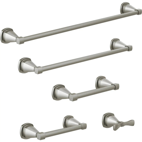24 Inch Brilliance Stainless Steel Towel Rack Bar For Bathroom And Kitchen, Wall Mounted Space Saving Towel Holder With Corrosion Resistant Finish