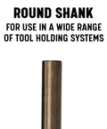 Round shank of the 29 Piece M42 Cobalt Screw Machine Drill Bit Set Stub Tip 1/16 To 1/2 Inch Range With 64ths for hard metals.