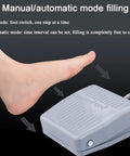 Foot switch for Heavy Duty Automatic Liquid Filling Machine, controlling filling mode for precise liquid dispensing.