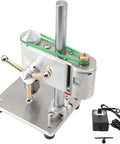 Tiny Benchtop Drill Press Precision Watch Repair Tool Adjustable Speed Up To 4500Rpm with aluminum body and fine detail features.