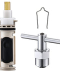 All In One Moen Shower Cartridge Kit With 1222 Replacement Cartridge And 104421 Puller Removal Tool For One Handle Posi Temp Faucets