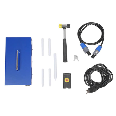 Magnetic Induction Dent Repair Tool For Cars With Digital Display 150KHz 1.38Kw Power kit components laid out.