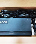 54.6V 2A Smart Charger For 48V Li Ion Ebike Battery With DC 2.1mm Jack 5.5X2.1mm Input 120V AC in package