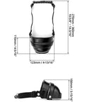 Metatarsal Foot Guard With Lightweight Plastic Toe Protector For Site Visits And Workshops, Adjustable Straps, Side and Front View