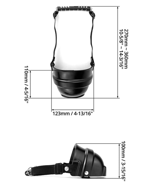 Metatarsal Foot Guard With Lightweight Plastic Toe Protector For Site Visits And Workshops, Adjustable Straps, Side and Front View