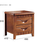 Totally Solid Rustic Brown Nightstand Fits Every Room Layout Stackable Side Table With Front Storage Drawer Durable Wood Finish Lowkey Vintage Charm Goes Hard On Practicality College Dorm Ready, 490x410x510 mm.