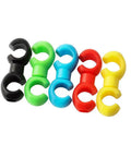 Colorful multipurpose alloy bicycle brake line clamps and cable clips for road bikes no tool needed easy install