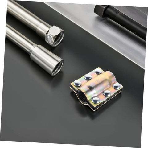 Heavy Duty Pipe Repair Clamp For Plastic And Metal Waterproof Leak Sealer Quick Emergency Fix For Plumbing Leaks next to metal pipes