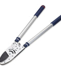 Razorsharp Beefy Heavy Duty Telescopic Ratchet Loppers with Extendable 40.5 Inch Aluminum Handles, visible on white background.