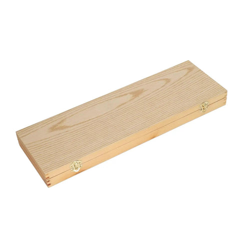 Premium 4 Piece Lathe Turning Tool Set For Woodworking Crafters Made From Heavy Duty Hard Alloy Steel wooden storage box.