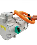 Top Shelf Heavy Duty Electric Hybrid AC Compressor For Tesla Model S 2012 Through 2018 with pre-charged refrigerant.