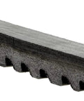 XL High-Capacity V Belt For Heavy-Duty Industrial Machines With Fiber-Loaded Rubber, side view with form-ground top width detail