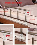 Retractable Bed Rail Guard For Elderly And Adults With Foldable Safety Side Rail Easy One Click Fold Hospital Grade Grab Bar