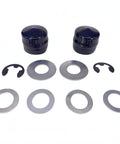 Front Wheel Axle Hardware Kit For Riding Mowers And Tractors Includes Shaft Covers Gaskets Clamps Thrust Washers E Clips And Rubber Seals Durable 1.7 Inch Cap Replaces OEM Numbers 532188967 532121749 812000029 121749X M143338 R27434 M123254