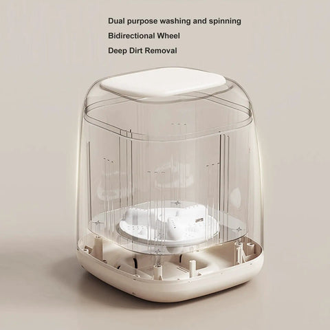 Game Changing 9L Portable Washing Machine With Spin Dryer And Clever Hidden Drain Hose, Mini Clothes Washer For Tight Spaces, Zero Fuss Setup, Fresh Threads Every Time, Perfect For Dorms Apartments Or RV Life, dual purpose washing and spinning