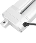 Heavy Duty Electric Actuator With 1500N Lifting Power Designed For Sofa And Bed Lift Systems close-up of aluminum housing and connector.