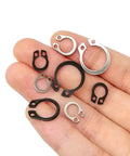 Heavy Duty Retaining Rings Assortment Kit 750 1500 2700 Pcs M5 M6 M8 M10 M12 M14 M16 M20 C Type External Circlips in hand