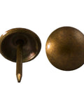 500 Piece Antique Copper Upholstery Nails And Furniture Tacks Set For An Old School Vintage Vibe In French Natural Decor, Thumb Tack Push Pins, 7/16 Inch Head, 1/2 Inch Shank, Easy Install With Tack Hammer And Nose Pliers.
