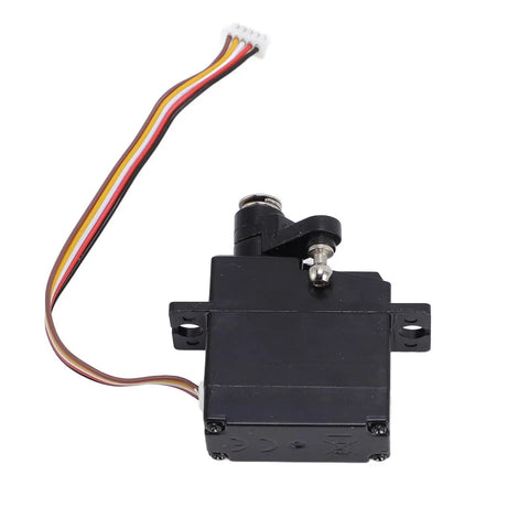 Tight Steering Swap Servo For 1 18 Scale RC Builds With Super Quiet Running And Straight Up Reliable Wiring Upgraded Five Pin Design, top view.